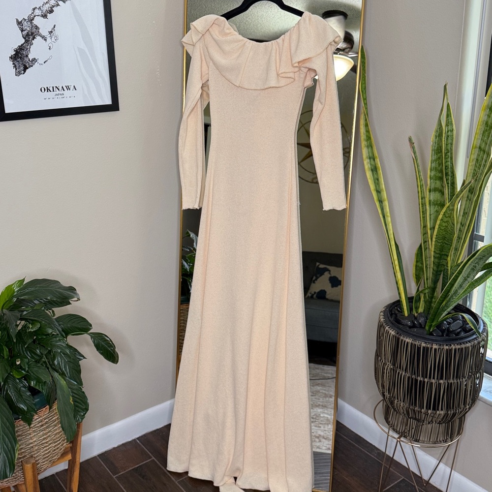 Arcina Ori Mila Crème Maxi Dress NWT - Picture 16 of 17